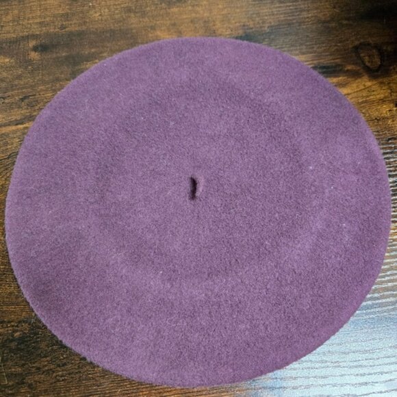 Kangol Women's Purple Modelaine Wool Beret - Picture 2 of 5